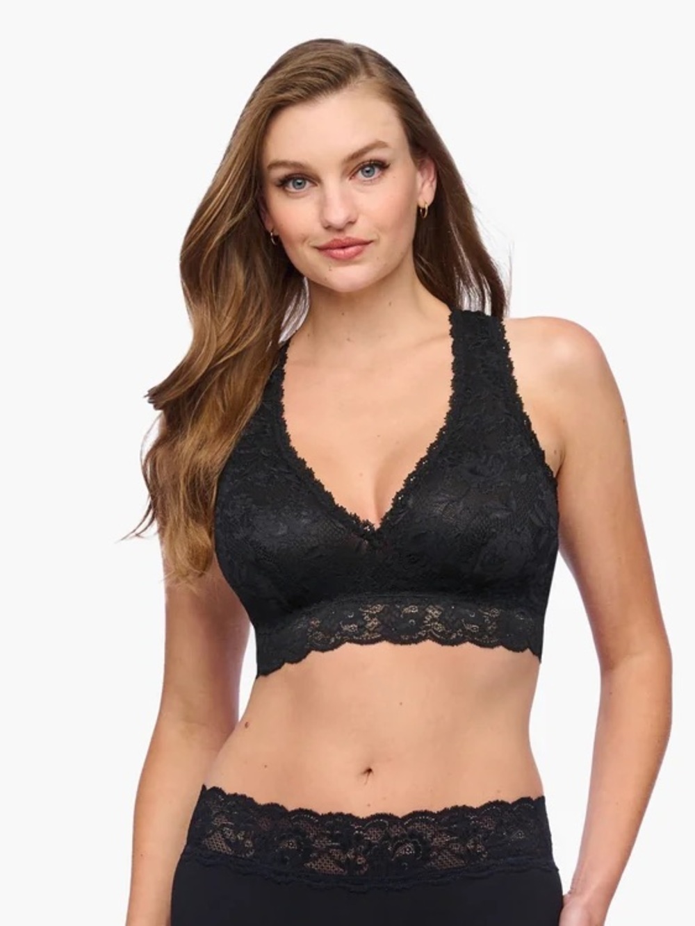 Cosabella Never Say Never Curvy Racie Racerback Bralette - medium black